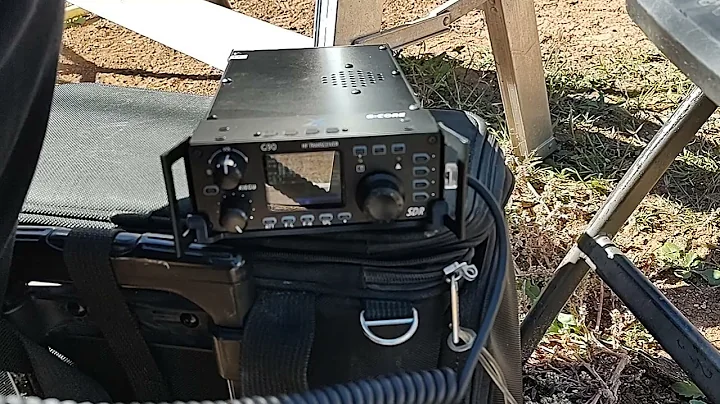 Xiegu g90 ham radio backyard portable 