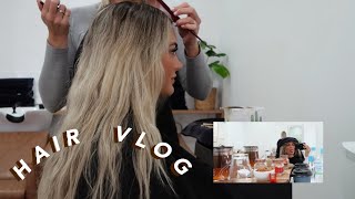 GETTING  MY HAIR DONE | HAIR VLOG