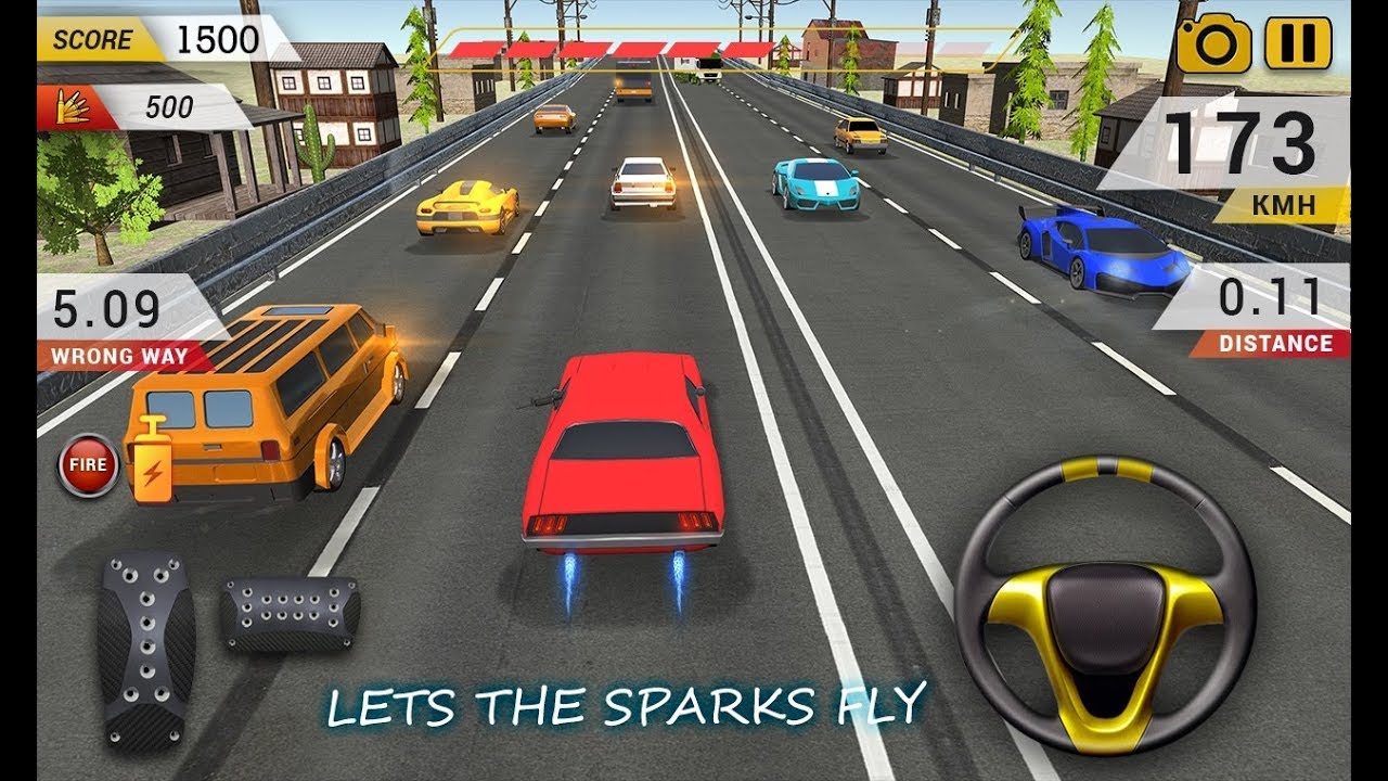 Highway Car Driving : Highway Car Racing Game - Andriod Gameplay FHD