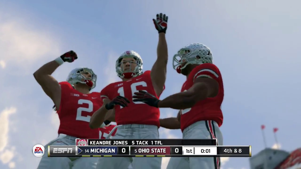 NCAA Football 14 (Rosters Updated for 2018 2019 Season) Michigan vs Ohio State