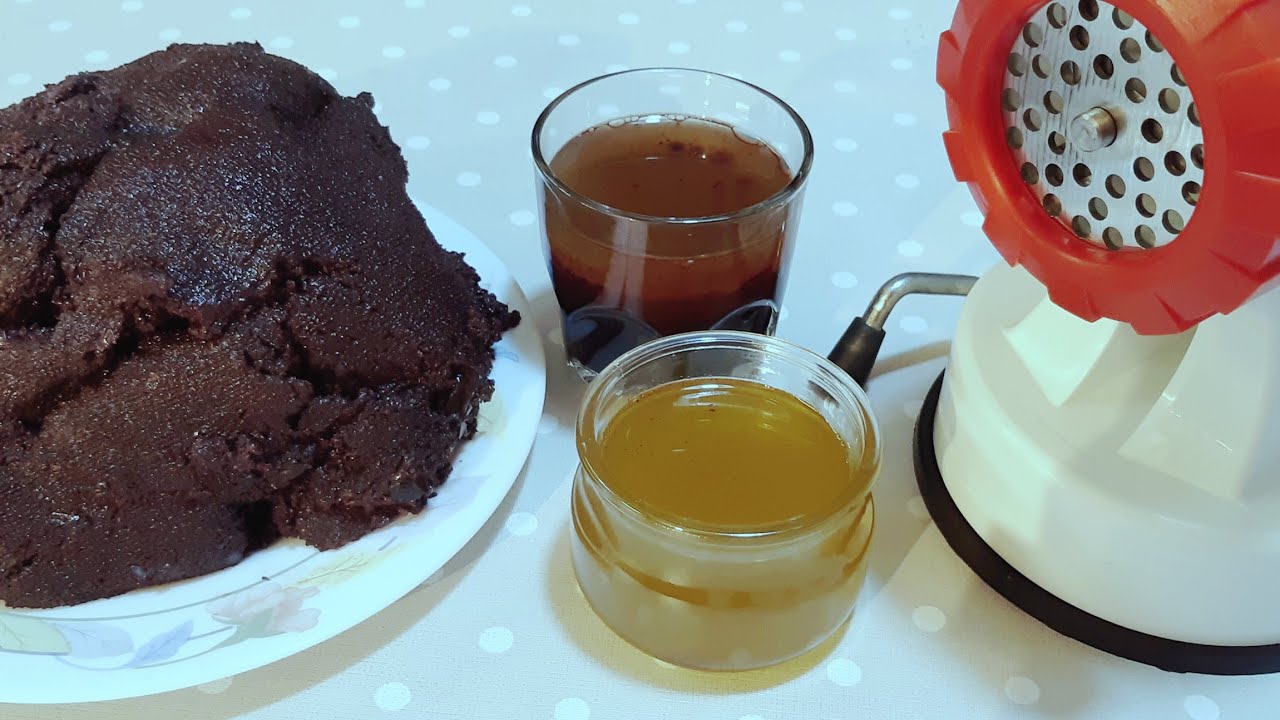 كيفية استخراج زيت الزيتون البكر بالبيت باستعمال آلة بلاستيكية عادية/ Extraction d'huile d'olives .