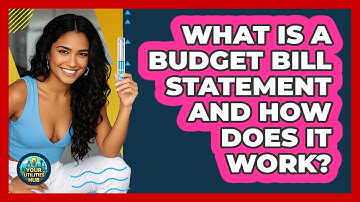 What Is A Budget Bill Statement And How Does It Work? - Your Utilities Hub