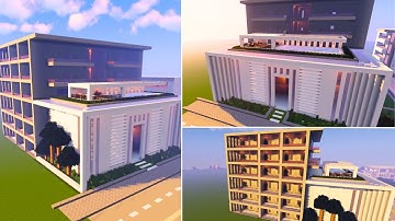 Minecraft Huge Hotel Tutorial | Minecraft Tutorial | Minecraft Hotel | PART 1 | MMT