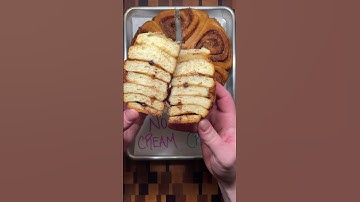 What Adding Heavy Cream Does to Cinnamon Rolls #baking #cinnamonrolls