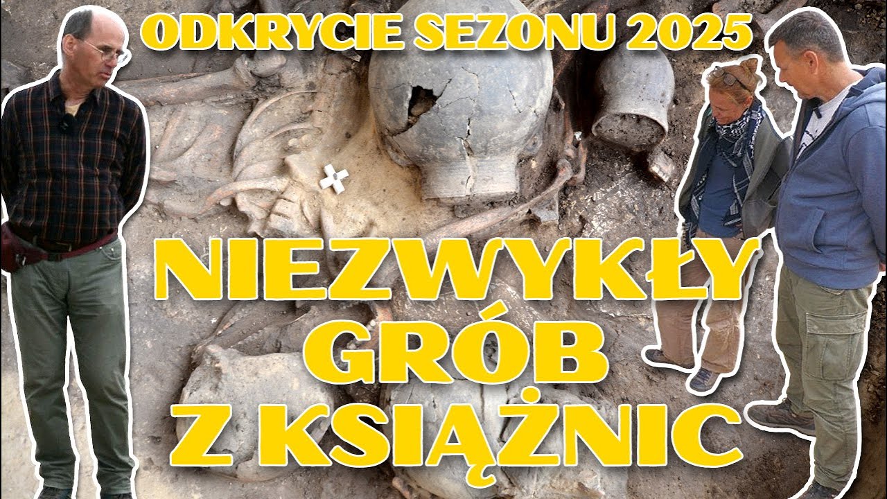 NIEZWYKŁY GRÓB Z KSIĄŻNIC | Odkryli unikatowy pochówek kultury złockiej!