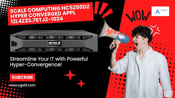 Scale Computing HC5250DZ Hyper Converged Appl 12L4Z23.76TJ2-1024