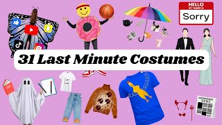 LAST MINUTE COSTUMES ~ 31 EASY, Witty & PUNNY Halloween Costume Ideas
