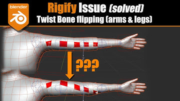 Blender Rigify issue: twist control flip