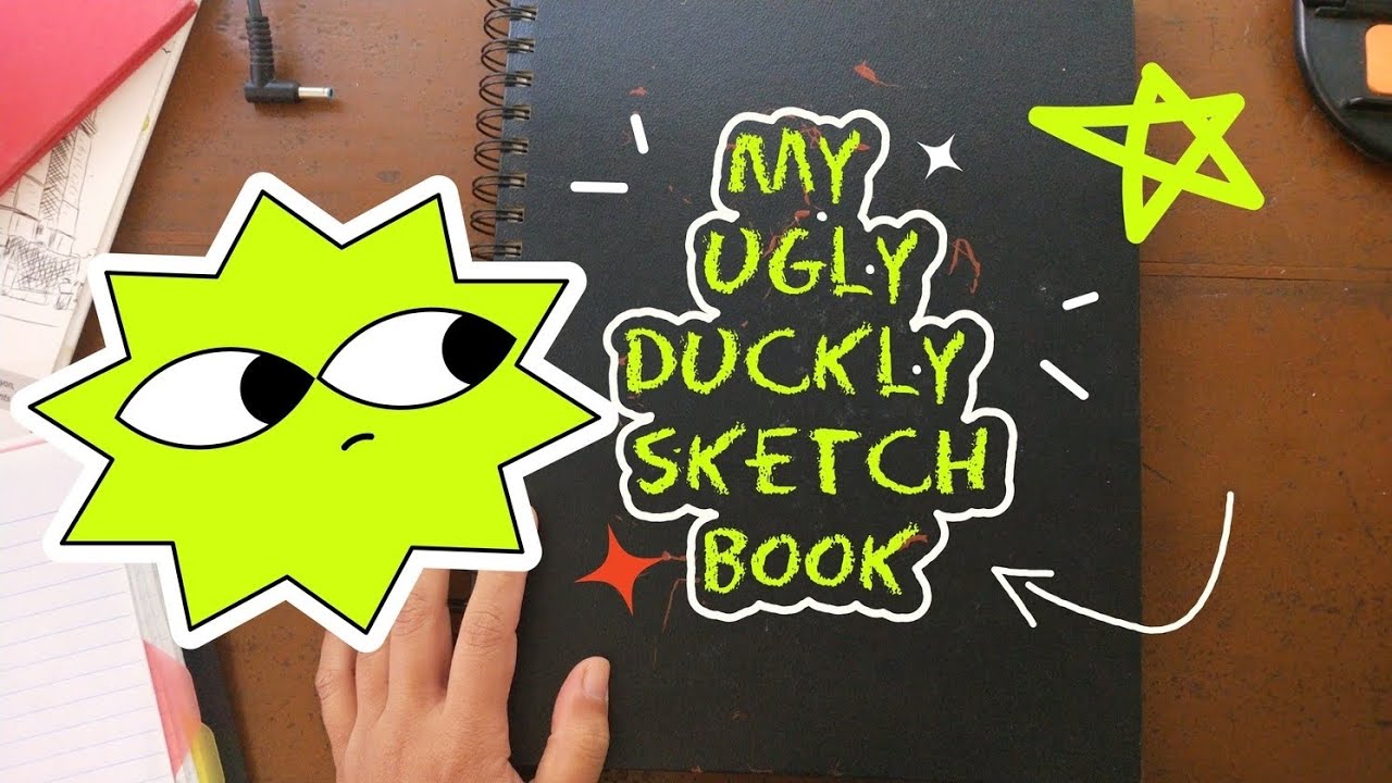My ugly duckly sketchbook tour - YouTube