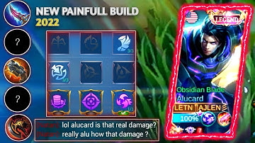 WTF DAMAGE!! | ALUCARD NEW BEST BUILD 2022 FOR AUTOWIN IS HERE (must try) !! | mlbb