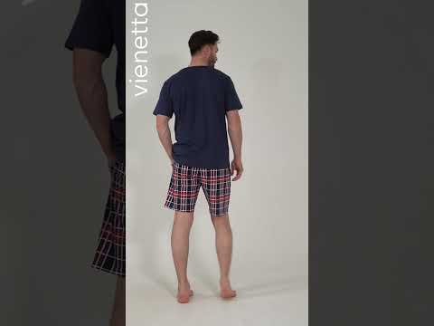 Купить Хлопковый комплект с шортами VIENETTA MAN 5121177308 в Украина в Lingerie.ua - Одяг для дому та відпочинку, Видео 1