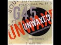 V/A G45 Unwaxed UNRELEASED 60S GARAGE KUTS FROM  ACETATE PT 1 (Bosshoss) (60'S GARAGE ACETATES)
