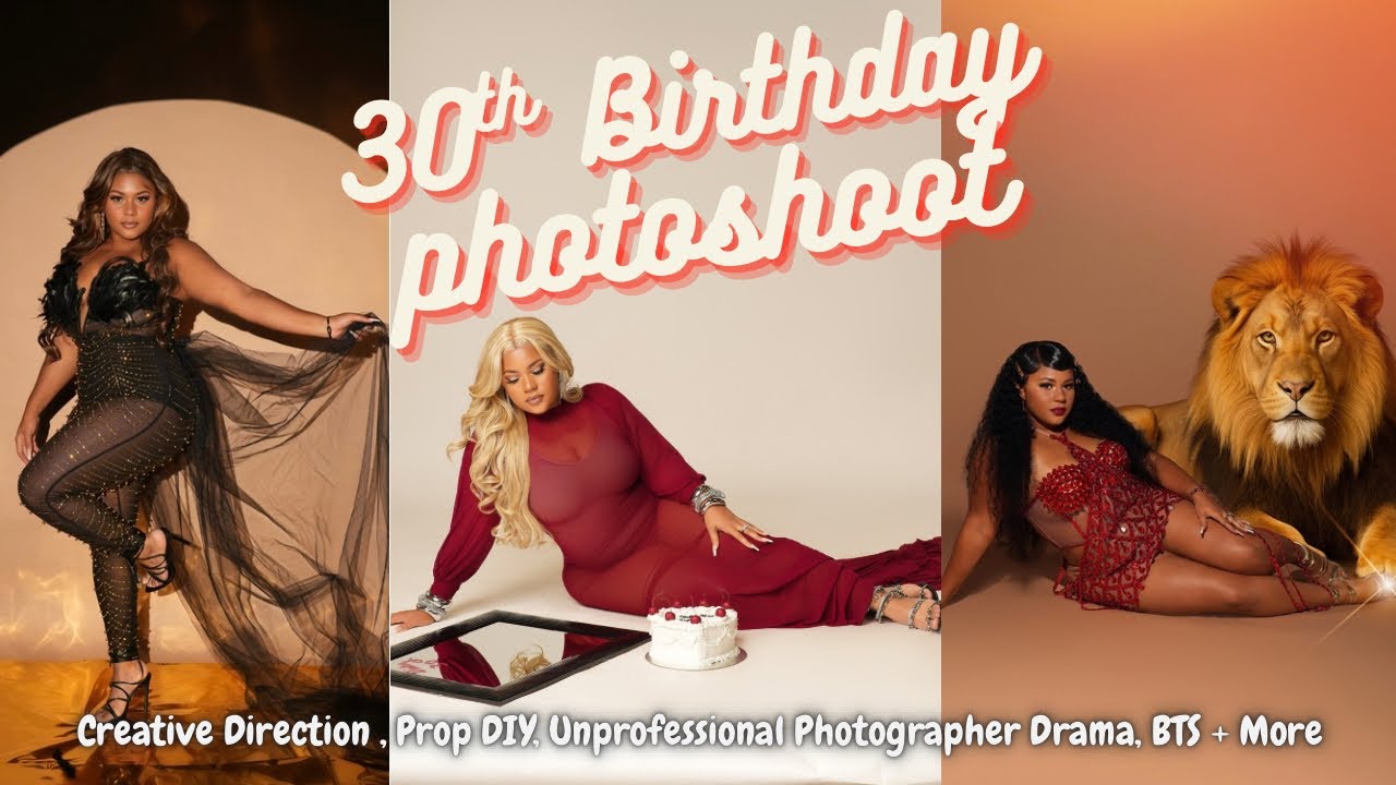 BTS 30th Birthday Photoshoot | Drama, Styling, Prop DIY + More