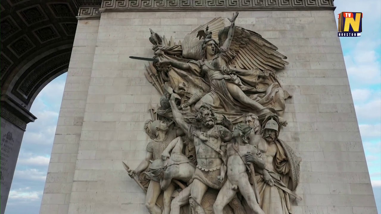 Drone footage shows Paris on lockdown during coronavirus pandemic