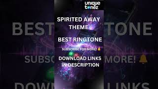 Spirited Away – Piano Theme | Best Instrumental Ringtone / Alarm Sound 🔥#ringtone #alarm