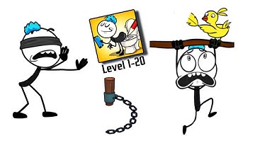 Troll Master - Draw One Part All Levels Gameplay (Levels 1-20) Walkthrough