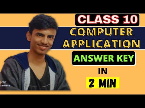 class 10th computer term 1 answer key| cbse class 10 term 1 computer answer key