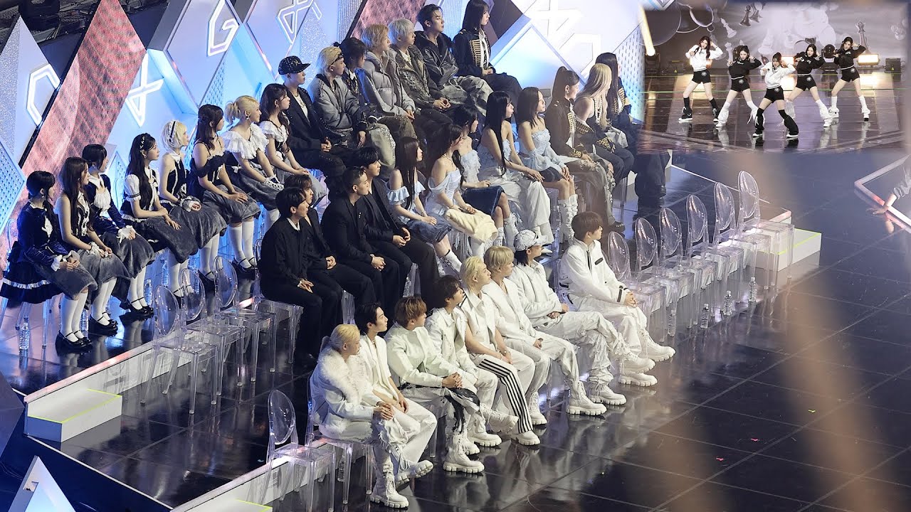 IDOLS React to Hearts2Hearts (하츠투하츠 무대보는 Stray Kids, UNIS, fromis_9, KIOF, BTOB) 직캠 | KGMA • 251115