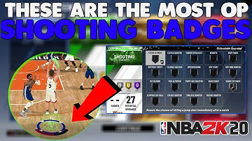 NBA 2K20 BEST SHOOTING BADGES THAT YOU SHOULD USE IN THE MYPLAYER BUILDER FOR THE BEST BUILD!