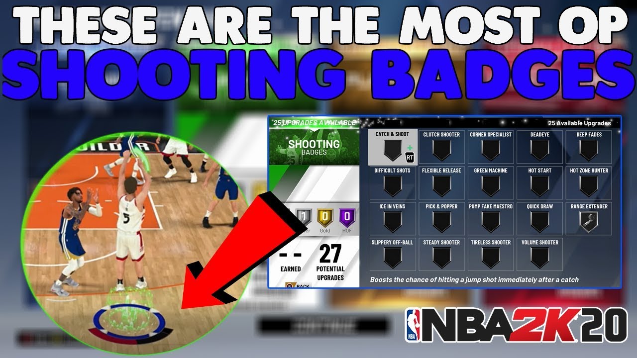 NBA 2K20 BEST SHOOTING BADGES THAT YOU SHOULD USE IN THE MYPLAYER