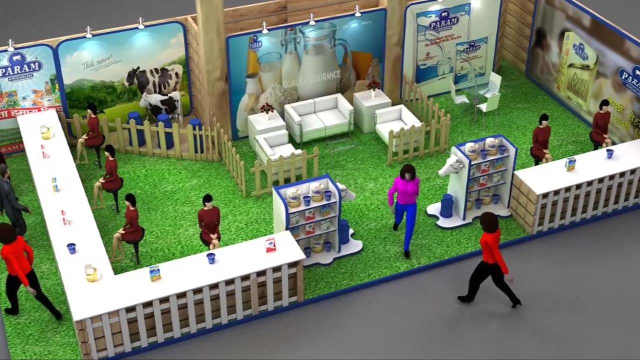3d exhibition stall design (www.behance.net/rajvir00163aed)