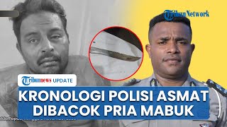 Detik-Detik Penyerangan Briptu Abraham Oleh Pria Mabuk Di Papua Selatan Luka Parah Di Bahu