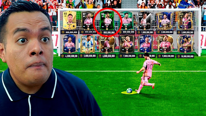 Use All LEO MESSI cards in FC Mobile