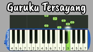 Guruku Tersayang (Pagiku Cerahku) - Not pianika