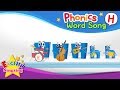 Phonics Word song H - English Songs - Educational video for Kids