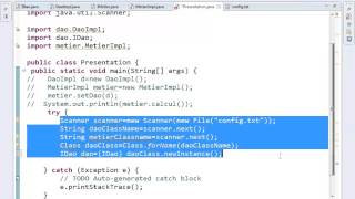 Inversion de Contole, Injection des dépendances Java Master M1 SID ENSET 13 12 13