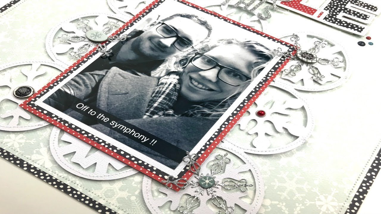 12x12 Scrapbooking Process and Free Cut File (JustNick Studio)