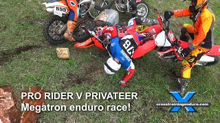 Megatron race: pro rider versus privateer!︱Cross Training Enduro shorty