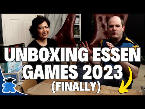 Essen Spiel 2023 Games and Vlog😄🎉 - The rest of the games have arrived!