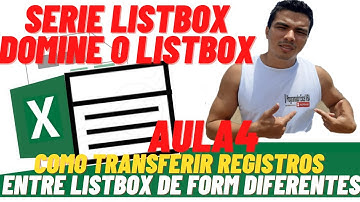 Tranferir registros no listbox de formularios diferentes