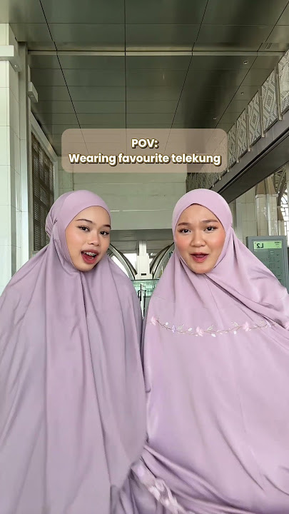 Just good vibes, great company and our favourite telekung, of course 🤍