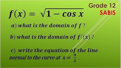 The domain of square root of (1 - cos x)