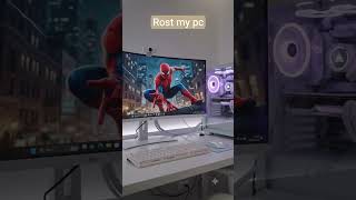 "This White Gaming Setup Looks Illegal 😳🔥" #shorts