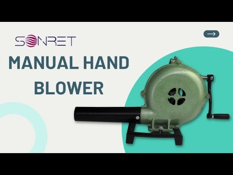 SONRET - Manual Hand Blower | Sturdy Air Blower Machine for Forging & Outdoor Cooking