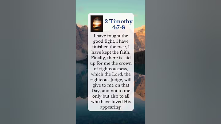 2 Timothy 4:7-8 | Christ is the way #jesuschrist #god #bible #motivation