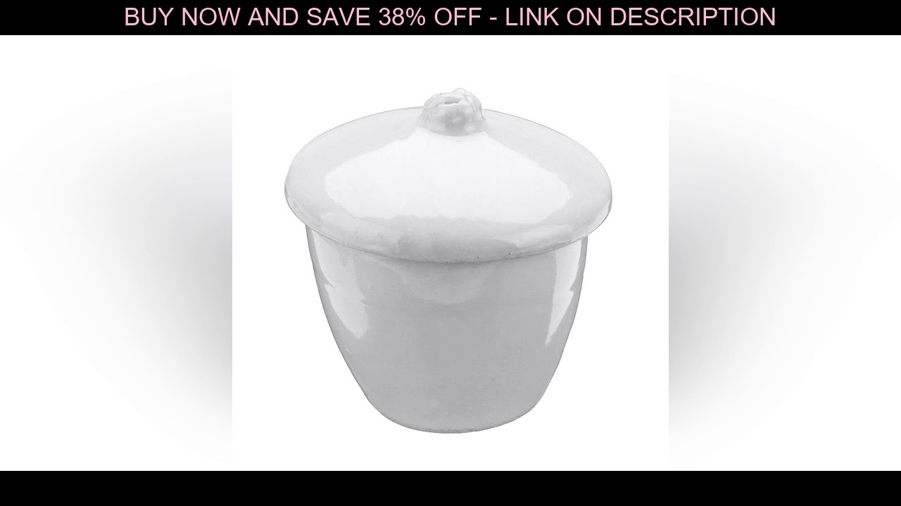 30/50ML Porcelain Crucible High Temperature Chemical Teaching Laboratory Equipment Lab Glassware Ki