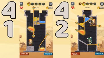 How to Loot - Pin Pull & Hero Rescue Level 41 & 42