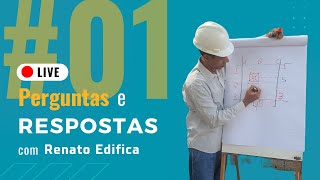 Tudo sobre OBRA e CONSTRUÇÃO CIVIL | Perguntas e Respostas | Live #01 | Renato Edifica by Renato Edifica 1,277 views 5 months ago 38 minutes