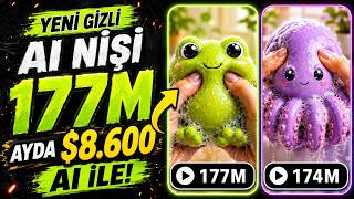 Bu Yeni Gizli Yapay Zekâ Nişi 177 Milyon İzlenmeye Ulaştı (8.600 Dolar Kazanın) Yapay Zeka Shorts
