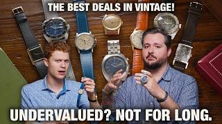 The BEST VALUE in Vintage Watches Seiko, Cartier, Movado, and More