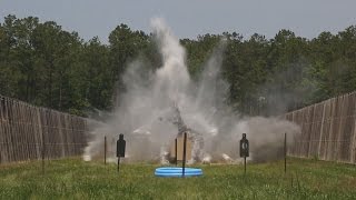 EOD Marines working on blast mitigation techniques