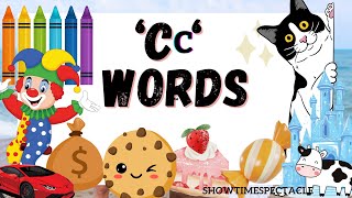 Words that start with ‘Cc’ | ‘c’ Words | Phonics | Initial Sounds | Learn Letter C #3 alphabet
