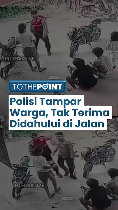 Detik-detik Oknum Polisi Tampar Warga Sambil Bawa Senpi Laras Panjang, Diduga Tak Terima Didahului