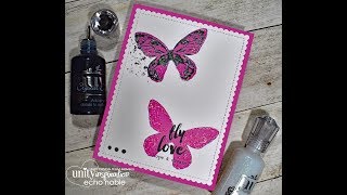 Unity Quick Tip: Glittery Butterfly Details with Nuvo Drops