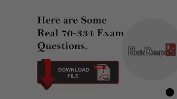 Download 2019 Latest Microsoft MCSE Certification 70 333 Dumps   Exam Questions PDF