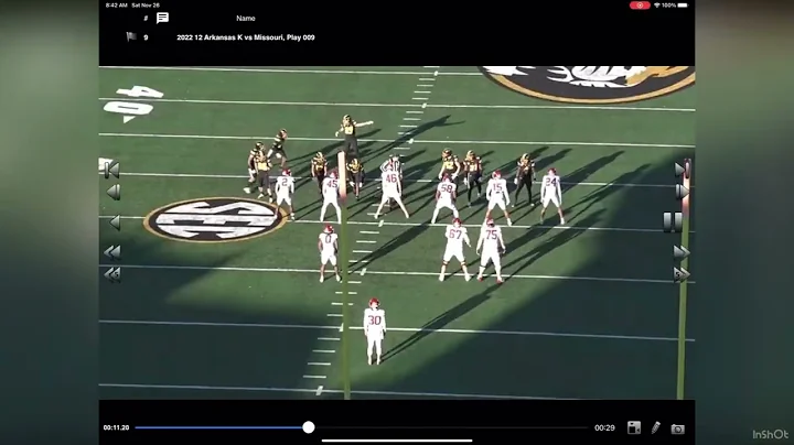 Francisco Castro Transfer Portal LS Game Film vs O...